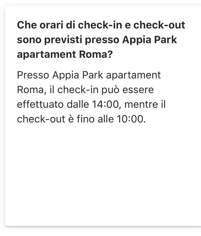 Appia Park Apartament 10 Min Dal Colosseo Roma Esterno foto